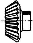 齒輪基本術語錐齒輪、準雙曲面齒輪及其齒輪副